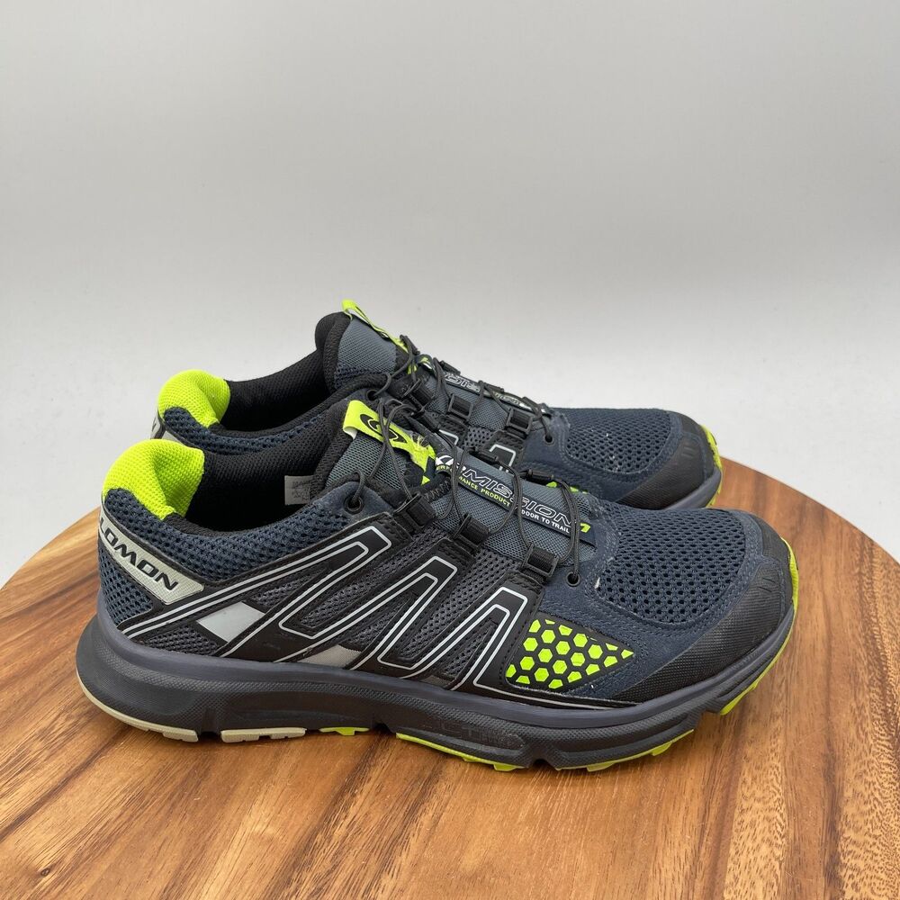 Salomon XR Mission 1 Shoes Mens Size 8.5 Gray Trail Running Comfort Hiking
